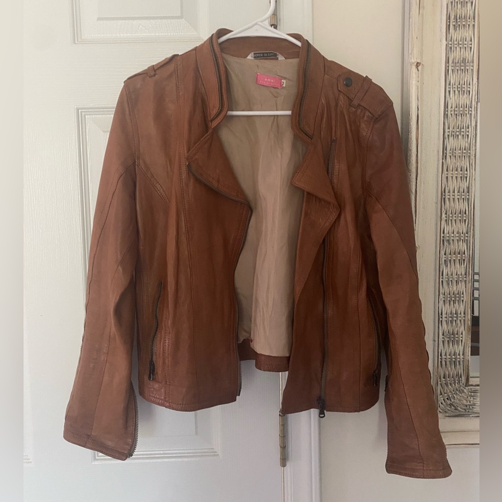 Omai Now or Never Leather Jacket